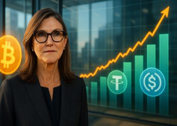 Cathie Wood revises Bitcoin forecast as stablecoins gain ground