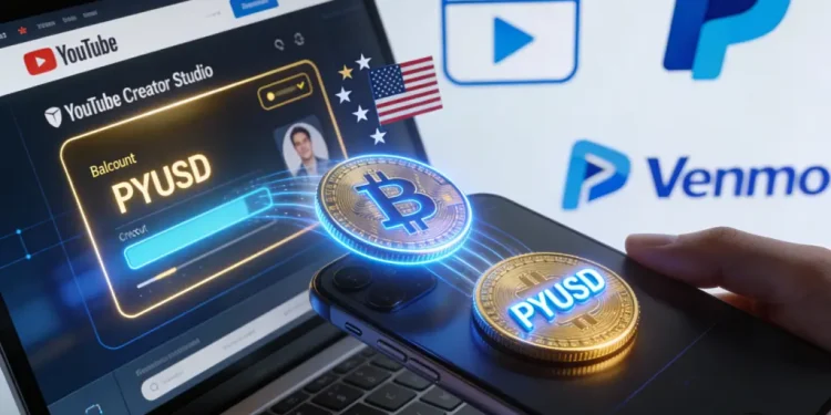 YouTube adds option for US creators to receive payouts in PayPal’s PYUSD stablecoin