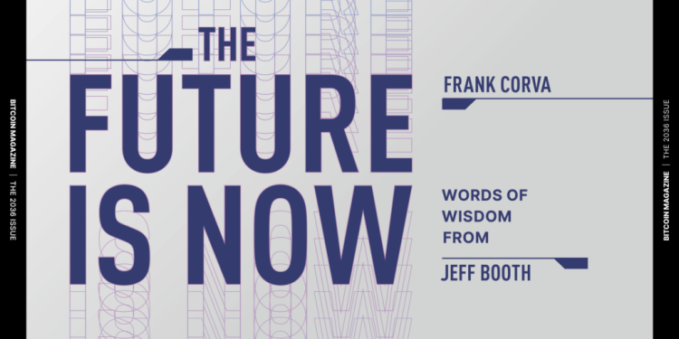 The Future Is Now, Words Of Wisdom From Jeff Booth