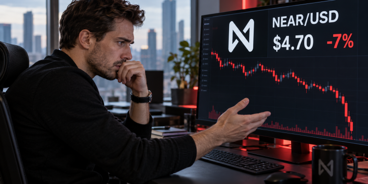 NEAR slips below $5 despite $5.42m ETF inflow
