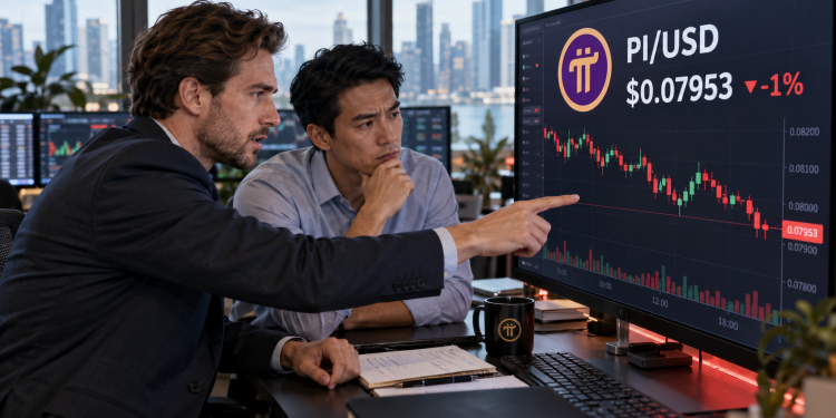 PI holds below $0.0800 as stablecoin plans emerge, but downside risks persist