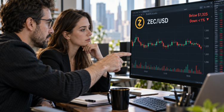Zcash dips below $1,348 as ETF outflows ease and NU7 enters testing